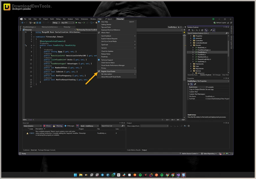 How to activate Visual Studio 2022 Enterprise with Product Key